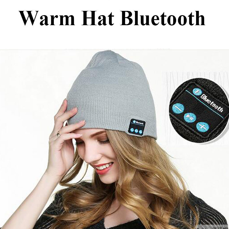 Стильная шапка с наушниками Bluetooth Hat Fashion Fog