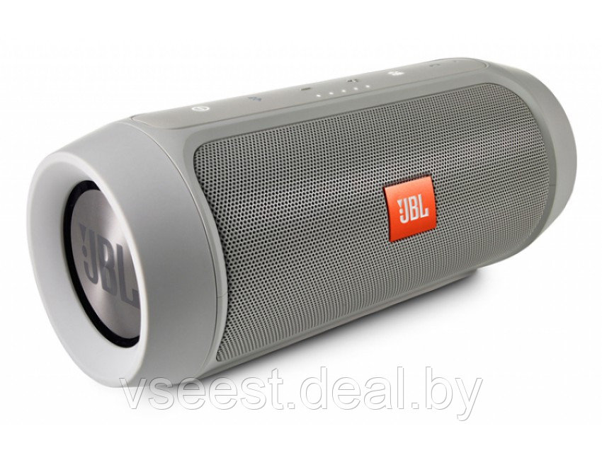 Портативная колонка аналог Bluetooth JBL Charge 2+ Серебро - фото 2 - id-p71063666