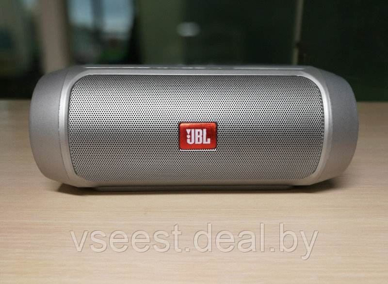 Портативная колонка аналог Bluetooth JBL Charge 2+ Серебро - фото 3 - id-p71063666