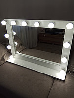 Гримерное зеркало с полкой (12 ламп), фото 1