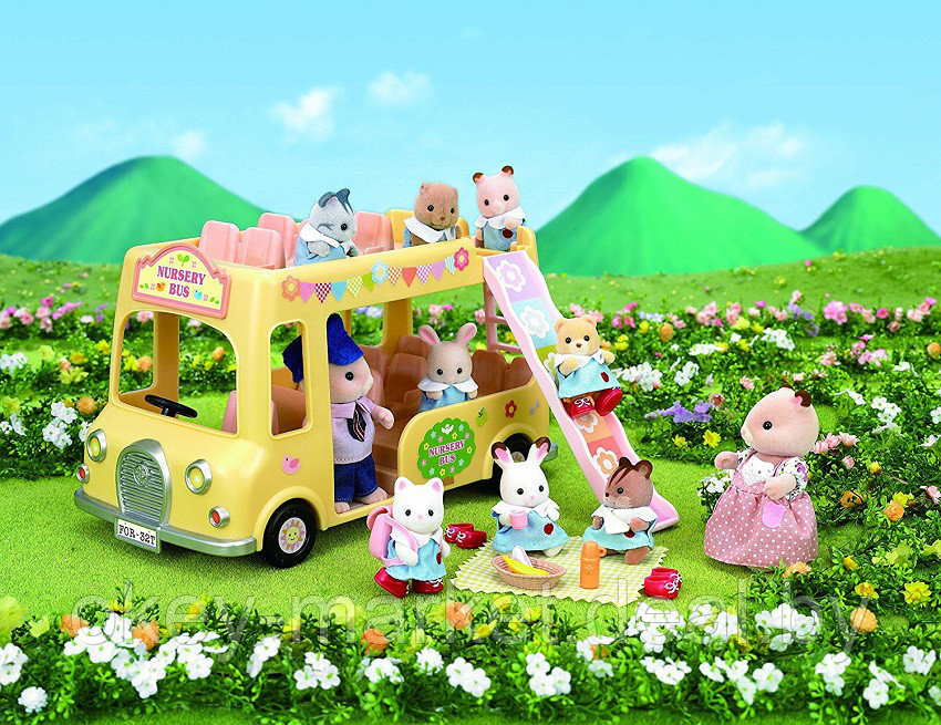 Набор Sylvanian Families "Двухэтажный автобус для малышей" 3588 - фото 5 - id-p71069090