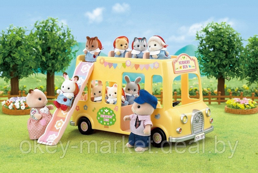 Набор Sylvanian Families "Двухэтажный автобус для малышей" 3588 - фото 6 - id-p71069090