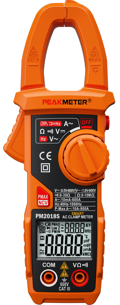 Токовые клещи PeakMeter PM2016S Smart мини