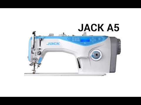 Промышленная швейная машина -полуавтомат JACK  JK-A5E-WNQ одноигольная стачивающая