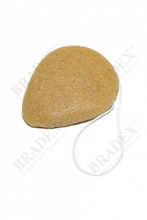Губка-спонж «КОННЯКУ» с экстрактом куркумы (Konjac face sponge with turmeric EXTRACTS), фото 2