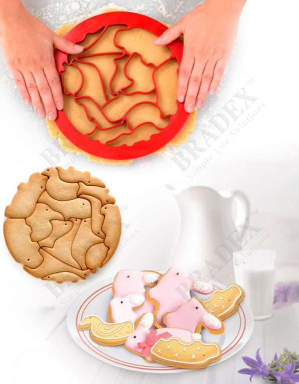 Форма для вырезания печенья «ЗООПАРК» (Moulds for 15 cookies Animals)