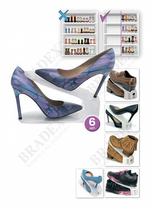 Подставки для обуви 6шт (Shoe Slots(6pcs)), фото 2