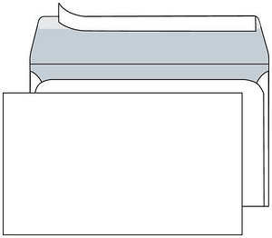 Конверты с окном  (45*90) самоклеящиеся с отрывной лентой, 110*220 (DL), 100 шт./упак
