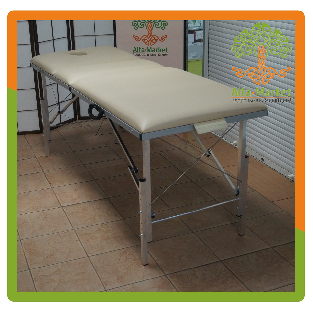 Стационарный массажный стол с функцией сложения - фото 2 - id-p71229455