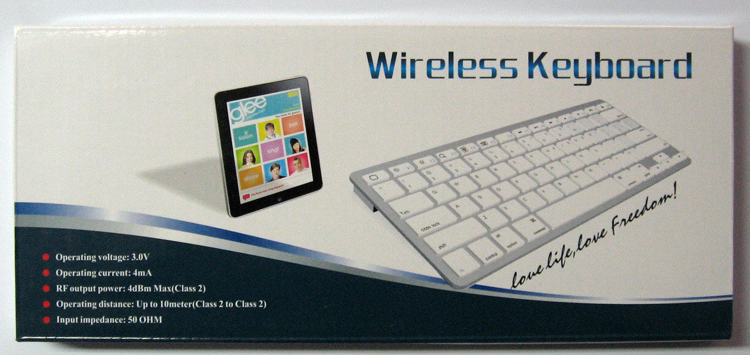 Беспроводная клавиатура AT-3950 Bluetooth, подходит для ноутбуков, планшетов и мобильных телефонов - фото 2 - id-p71289176