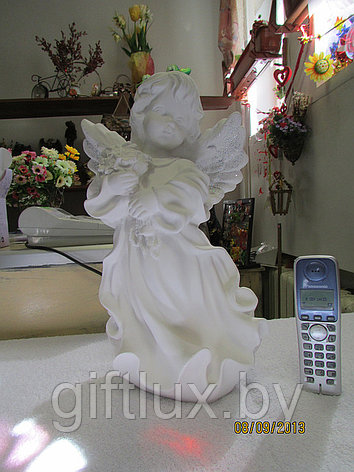 Ангел №6 сувенир, гипс,22*47 см, фото 2