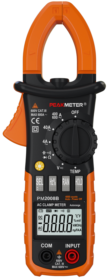 Токовые клещи PeakMeter PM2008B - фото 1 - id-p71355534