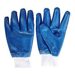 Маслобензостойкие перчатки с полным нитриловым покрытием (манжета)