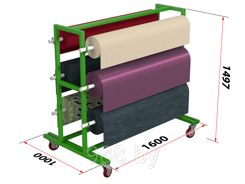 Тележка для рулонов 6 - фото 2 - id-p71381089
