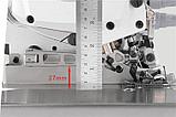 Промышленная швейная машина JACK E4-3-02/233 краеобметочная (оверлок ) на польском столе "утопленном", фото 4