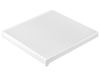 Пластиковый подоконник ПВХ цвет Белый матовый серия Moeller Меллер