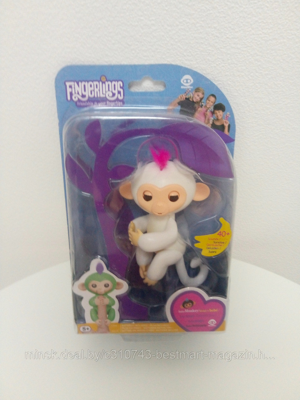 Обезьянка FINGERLINGS WowWee | Разные цвета | Интерактивная - фото 2 - id-p68810158