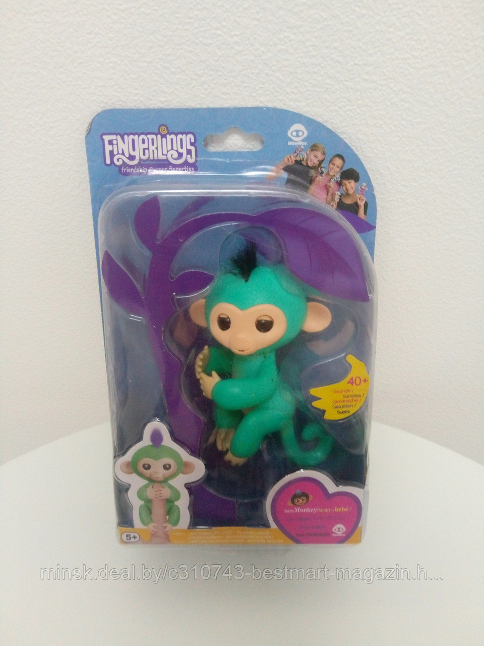 Обезьянка FINGERLINGS WowWee | Разные цвета | Интерактивная - фото 4 - id-p68810158