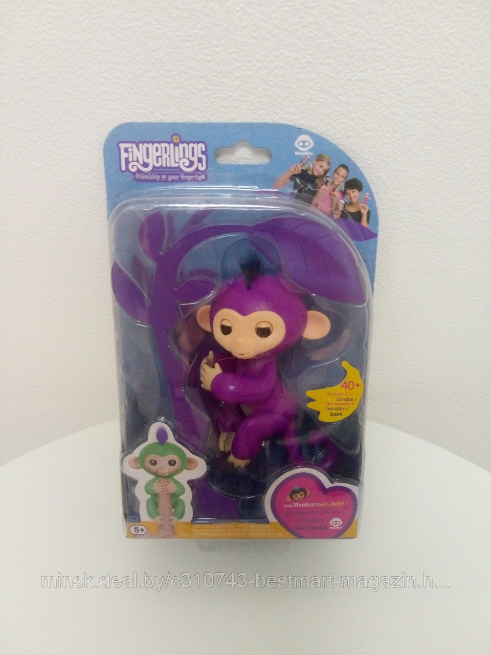 Обезьянка FINGERLINGS WowWee | Разные цвета | Интерактивная - фото 3 - id-p68810158