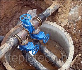 Монтаж наружных систем водопровода и канализации