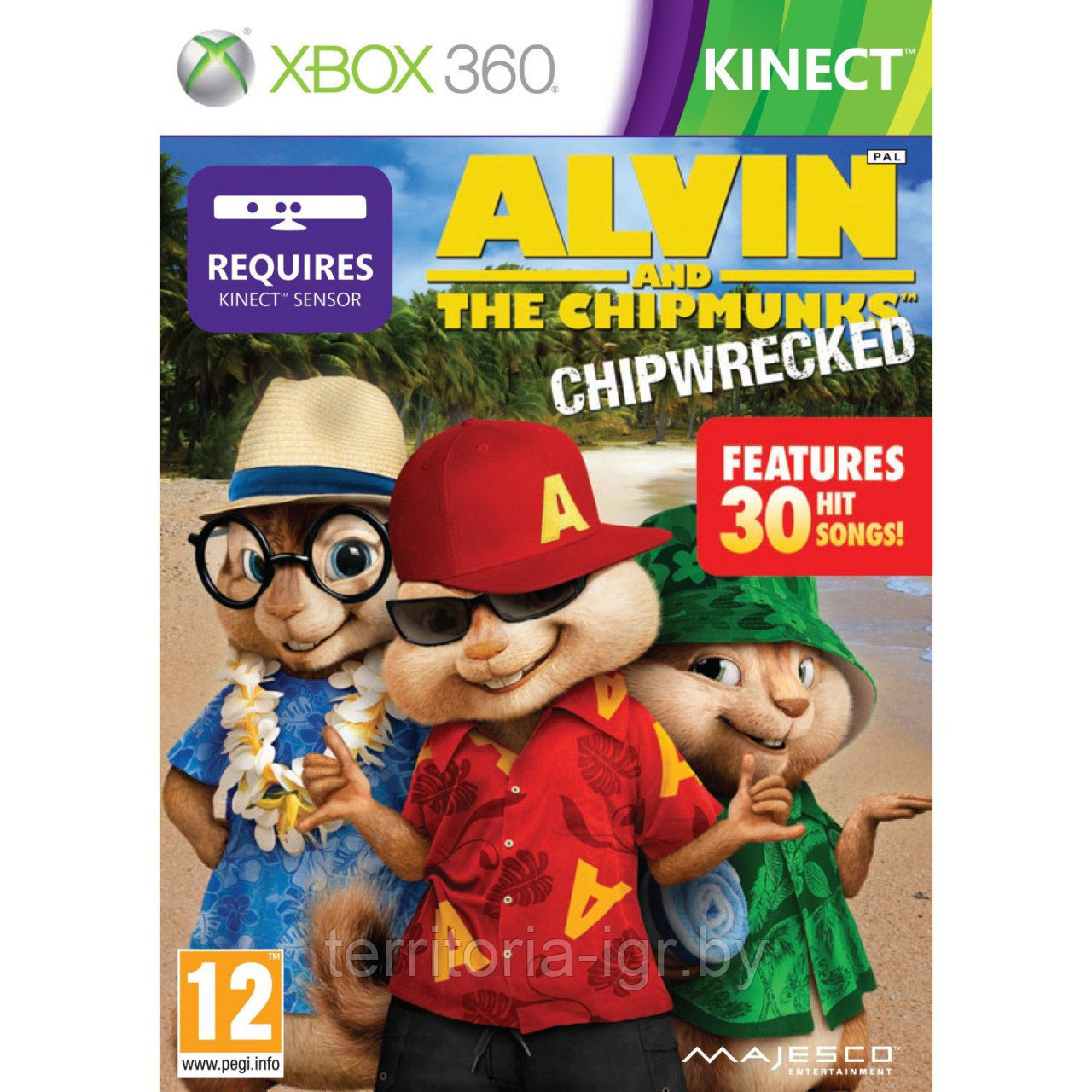 Kinect Alvin and the Chipmunks: Chipwrecked Xbox 360 - фото 1 - id-p71388373