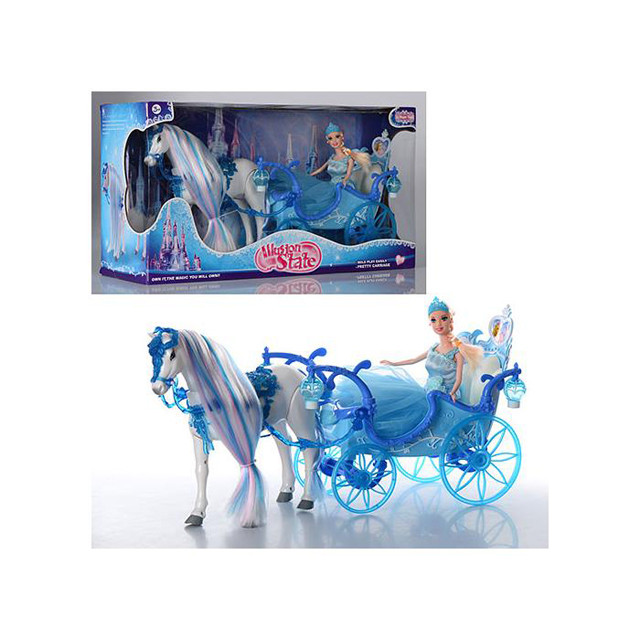 Кукла с каретой и лошадью "Illusion State" 223A (свет, звук)
