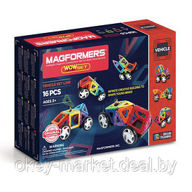 Магнитный конструктор Magformers Wow Set оригинал (16 деталей)