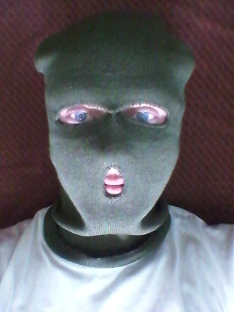 Подшлемник - маска вязаная, балаклава, хаки - фото 2 - id-p3247462