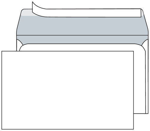 Конверты самоклеящиеся с отрывной лентой, 114*162 (C6), 1000шт./упак - фото 1 - id-p3221966