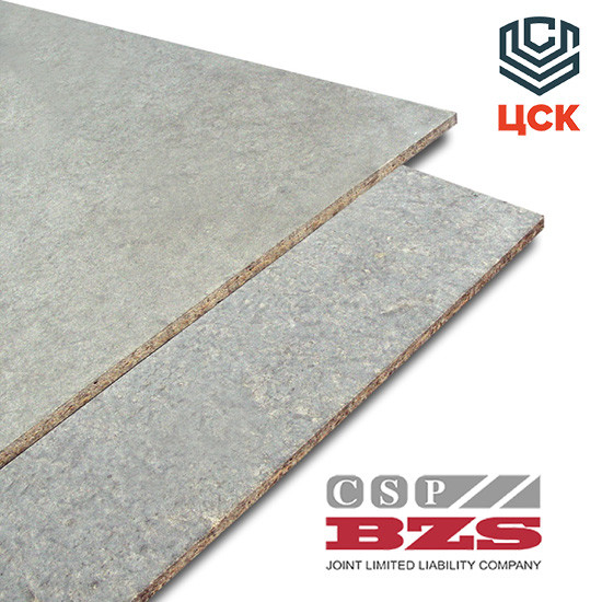 Цементно-стружечная плита (ЦСП) BZS 3200/1200/12 мм