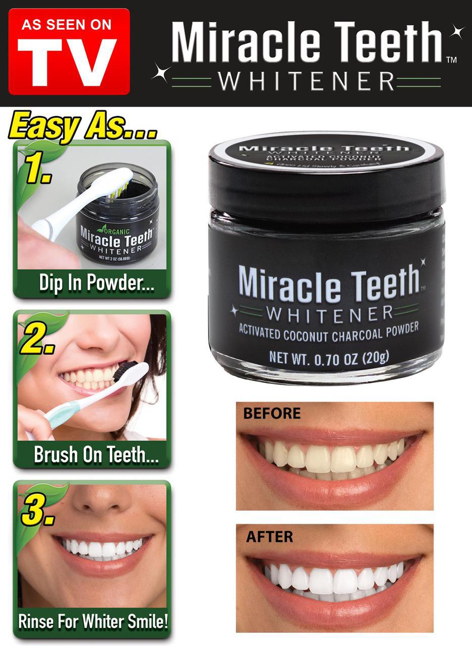 Отбеливатель зубов Miracle Teeth Whitener - фото 3 - id-p71793438