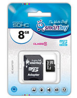 Карта памяти MicroSDHC 8GB SmartBuy (Class 10)