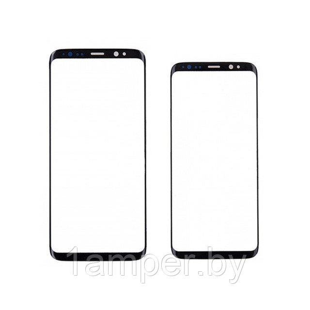 Стекло экрана Samsung Galaxy S8Plus/S8+ G955 Черное - фото 1 - id-p71801101