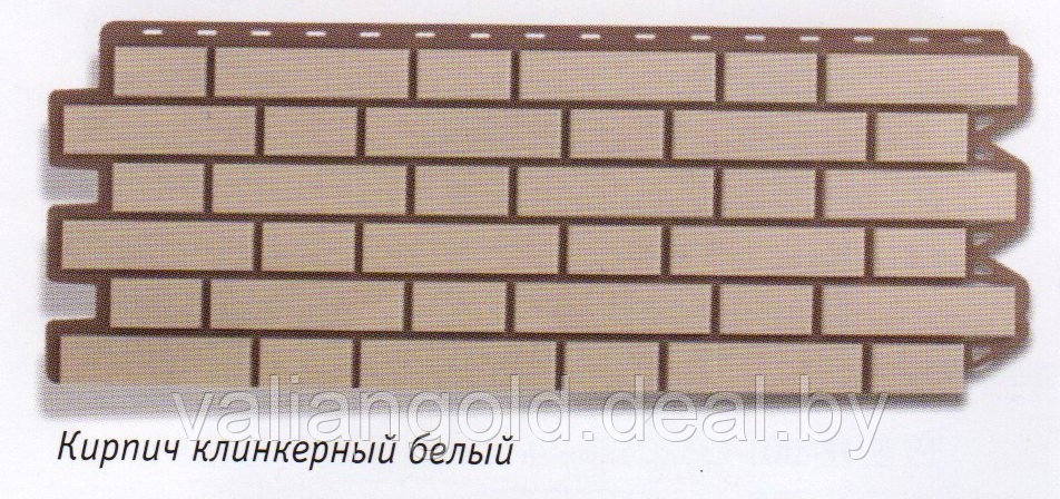 Фасадные, цокольные панели Кирпич клинкерный желтый Альта-Профиль - фото 4 - id-p71801817