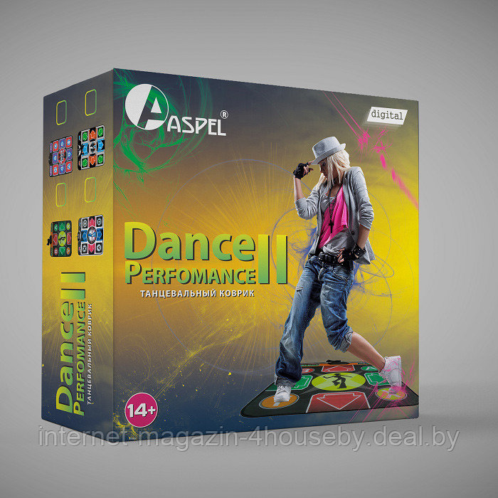 Танцевально-игровой коврик ASPEL Dance Perfomance II (32 БИТА) - фото 5 - id-p71845906