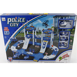 Игровой набор Паркинг "Police City" P3588 с 2-мя вертолетными площадками