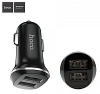 Автомобильное зарядное устройство HOCO Z1, 2.1A, 2 USB, black