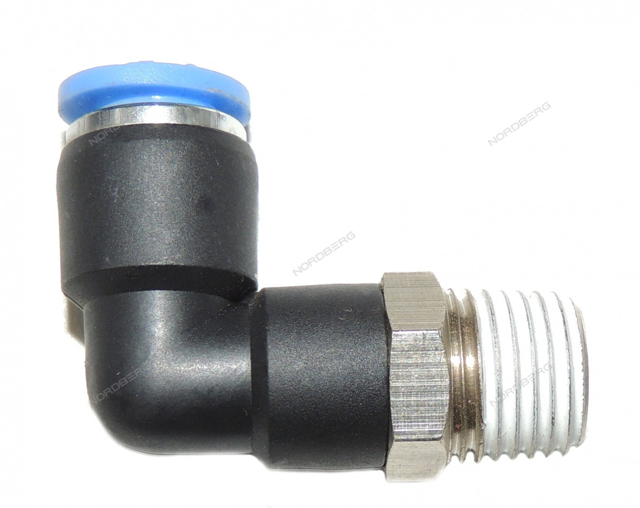 Переходник D8 1/4" для взрывной подкачки L-образный для 4639 NORDBERG C.01.04.FPL 8-02