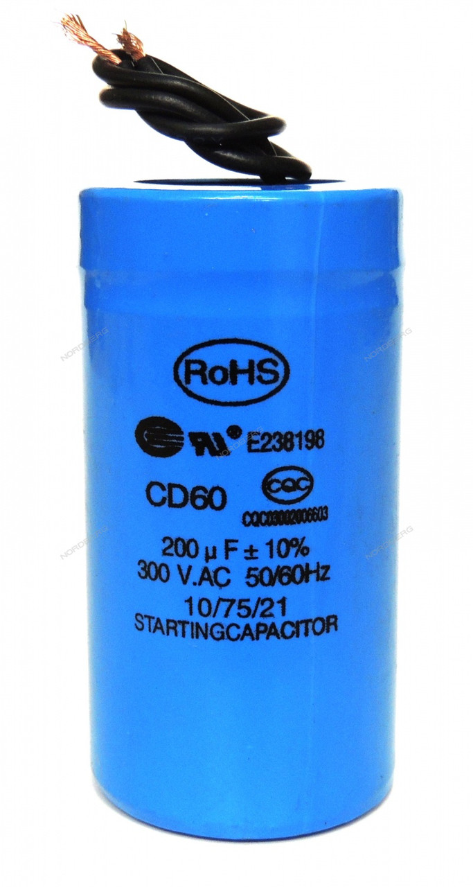 Конденсатор 200mF (пусковой)   NORDBERG