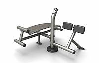 Тренажер для спины наклонный и лавка пресс