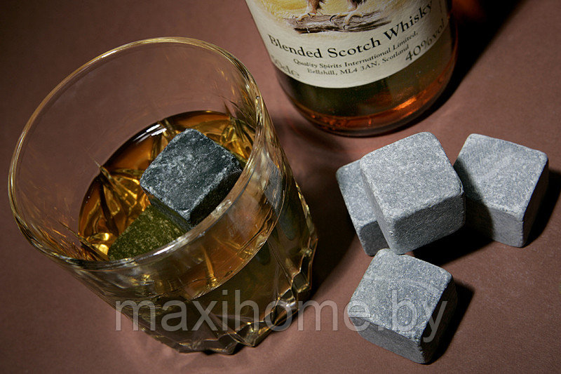 БОЛЬШОЙ ПОДАРОЧНЫЙ НАБОР 5 В 1 "WHISKEY STONES GIFT SET" - фото 3 - id-p73531704