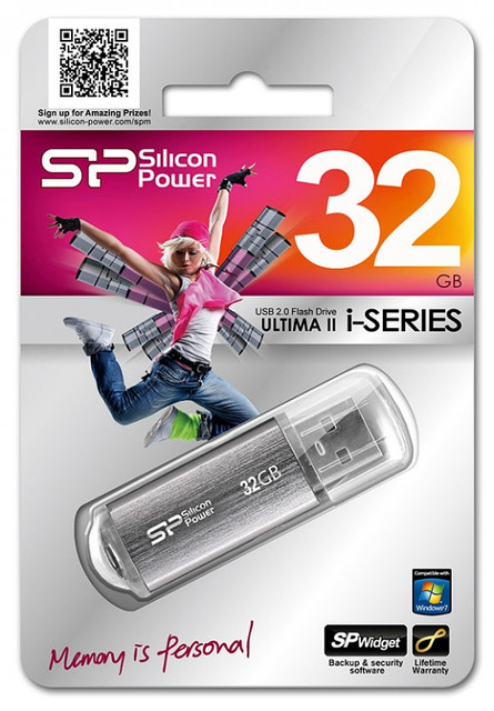 USB флэш-накопитель 32Gb Silicon Power Ultima II - фото 1 - id-p3259874
