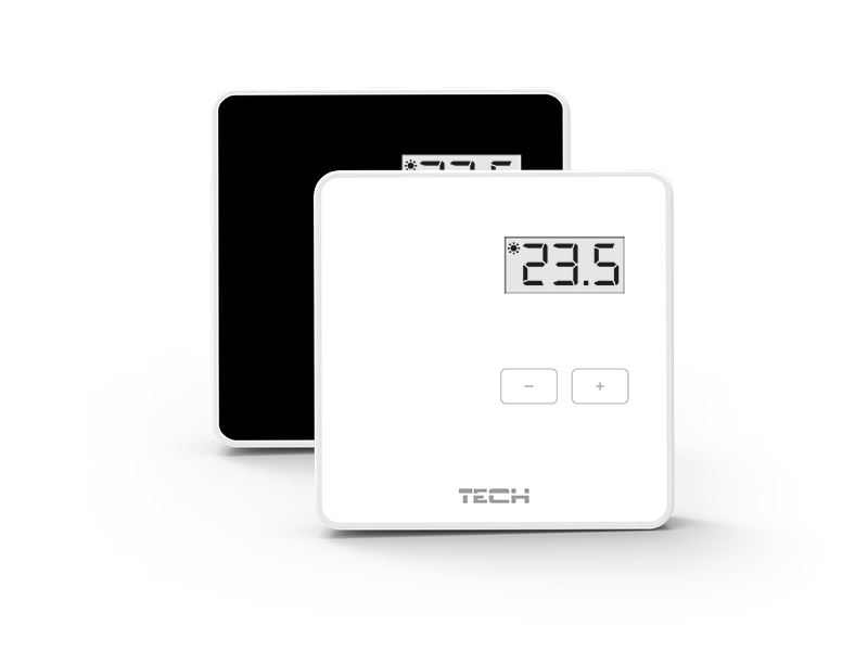 Терморегулятор комнатный беспроводной TECH ST-294 v2 черный/белый
