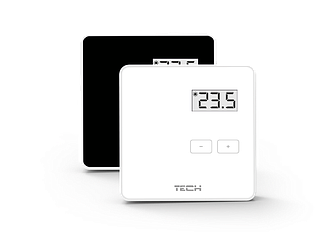 Терморегулятор комнатный проводной TECH ST-294 v1 черный/белый