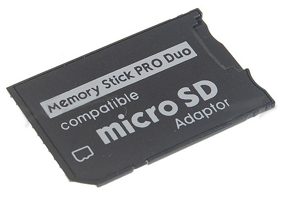 Адаптер из MicroSD в Memory Stick PRO Duo (Подходит для PSP) - фото 1 - id-p34618119