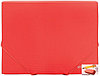 Папка на резинке А4 Economix, 20 мм., пластик, 500 мкм., красная