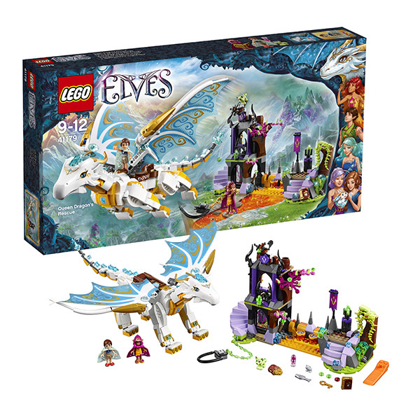 Lego Elves Спасение Королевы Драконов 41179