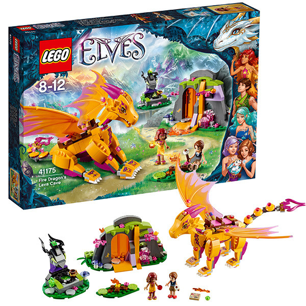 Lego Elves Лавовая пещера дракона огня 41175