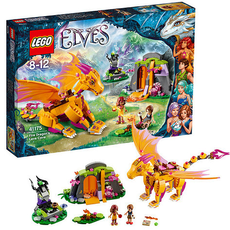 Lego Elves Лавовая пещера дракона огня 41175, фото 2