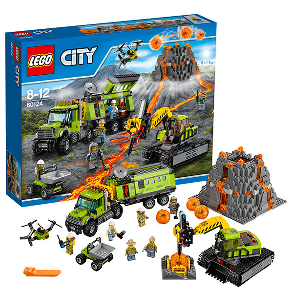 Lego City База исследователей вулканов 60124